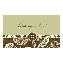 311-VINTAGE HAWAIIAN NAME CARD