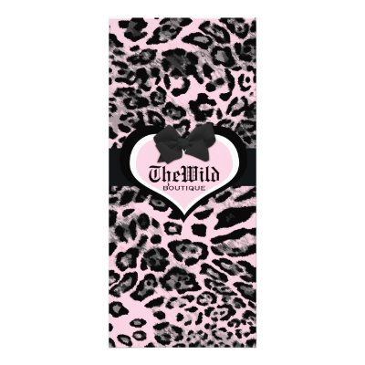 311 Wild at Heart Berry Flirt Personalized Rack Card by Jill311