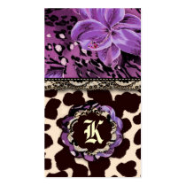 311-WILD LILY LILAC LEOPARD
