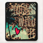 311 Young Wild Free Leopard Tropical Phone Case Mousepad
