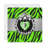 311 Zebra Tique Kiss Queen of Hearts Sweet 16 Invites