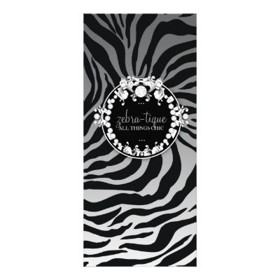 311-Zebra-Tique with Diamonds Grey Storm by Jill311