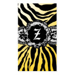 311-Zees Sexy Safari: Canary Fade business cards