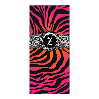 311-Zees Sexy Safari Pink Fire Rack Card by Jill311