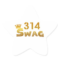 314 Missouri Swag Star Sticker