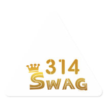 314 Missouri Swag Triangle Stickers