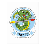 318th Fighter Interceptor Squadron Postcard