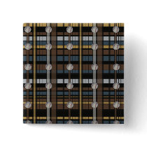 31. Brown Black Grey Plaid Baseball Design