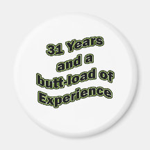 31 butt-load fridge magnets