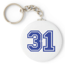 31 - number key chains