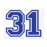 31 - number post cards