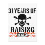 31 years of raising hell postcards
