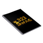 323 Area Code Swag Spiral Notebook