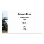 3254 Steam Locomotive Business Card Template