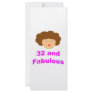 32 and Fabulous! Personalized Rack Card