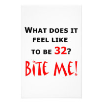32 Bite Me! stationery