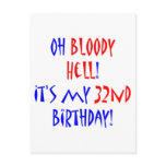 32 Bloody Hell Postcard