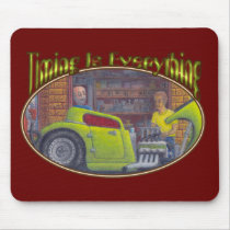 32 Ford three window coupe hot rod. Mouse Pads