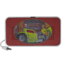 32 Ford three window coupe hot rod. Portable Speaker