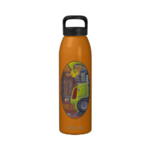 32 Ford three window coupe hot rod Reusable Water Bottle