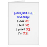 32  Let's cut the crap Greeting Card