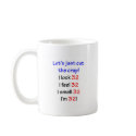 32  Let's cut the crap mugs