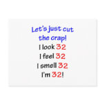 32  Let's cut the crap