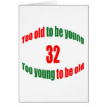 32 Too Old Cards