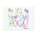 32 Year Olds Rock ! Post Card