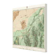 32C Land Classification Map Gallery Wrap Canvas