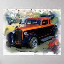 33' Dodge Coupe Poster