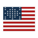 33 Star Fort Sumter American Civil War Flag Post Card