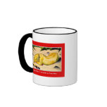 33a  Dog Lying in the Snow Coffee Mug