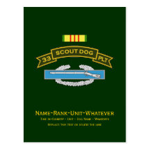 33d IPSD w CIB Postcard