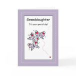 3423 Granddaughter Birthday, Religious Greeting Cards