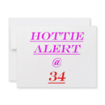 34 Hottie Alert Announcements