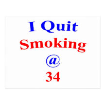 34 I Quit Smoking Postcards