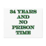 34 No prison time