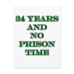 34 No prison time