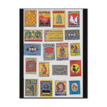 34 Safety Matches Vintage Postcard