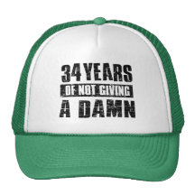 34 years hats