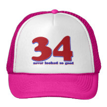 34 years mesh hats