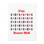 34 Years old Blk Red Post Card