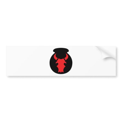 34th ID Bumper Stickers by peter_pan03