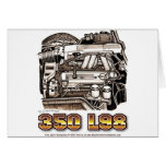 350 L98 Corvette Engine Cards