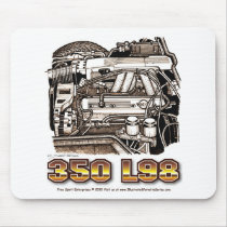 350 L98 Corvette Engine Mousepads