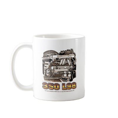 350 L98 Corvette Engine Mug by Scott427
