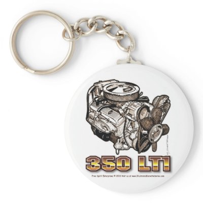 350 LT1 Corvette Engine Keychains by Scott427