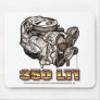 350 LT1 Corvette Engine Mousepads