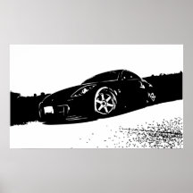 350z Front Stance Posters